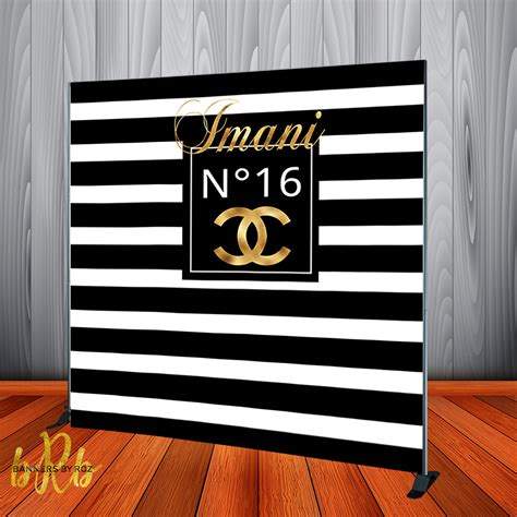 chanel inspired backdrop